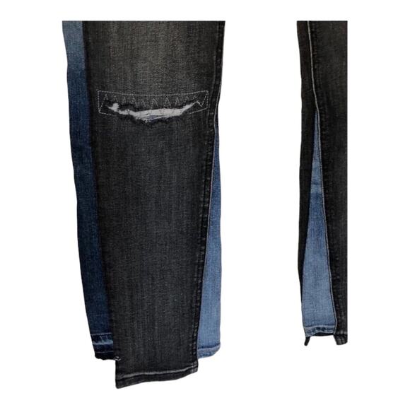 Women's Two-Tone Jeans - Picture 7 of 12